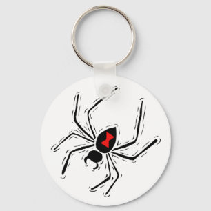 Chaveiro de aranha de viúva preta