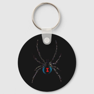Chaveiro de aranha de viúva preta