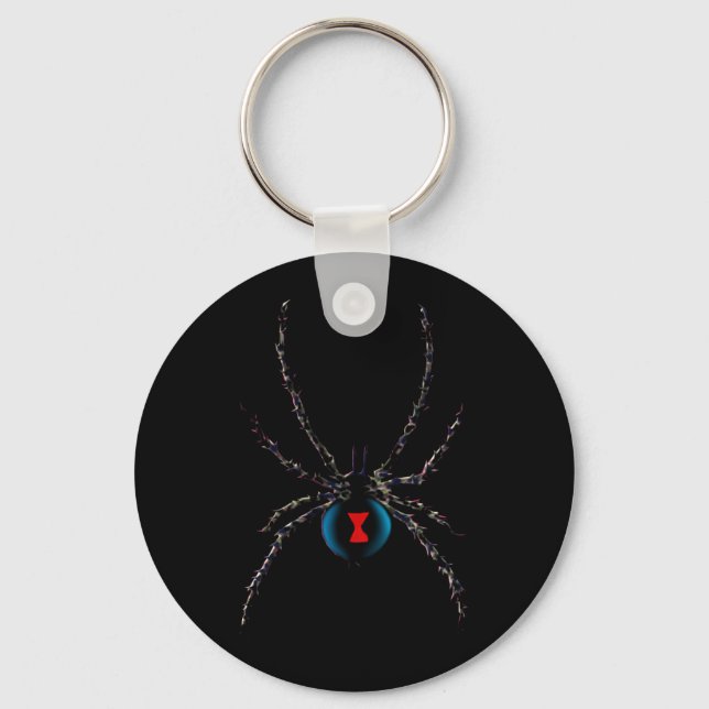 Chaveiro de aranha de viúva preta (Frente)