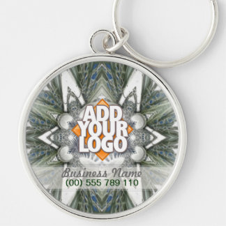 Chaveiro de Arte Geométrica Tribal de Borda Nítida