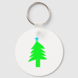 Chaveiro de árvore de Natal verde FOFO