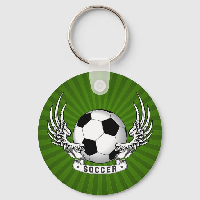Chaveiro de Asas de Futebol (Frente)