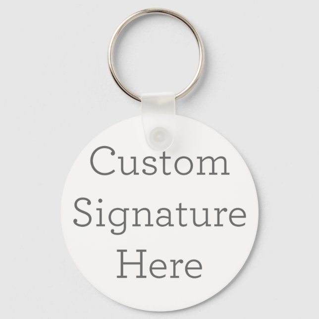 Chaveiro Círculo de Metal, 5,08cm (Frente)