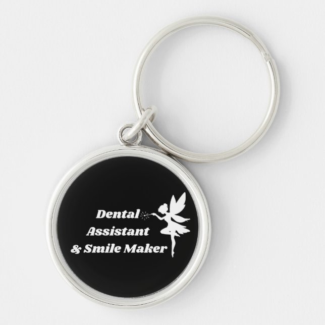 Chaveiro de Assistente Dentário Fada Criadora de S (Frente)