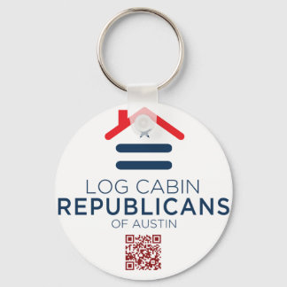 Chaveiro de Austin do LCR - Redondo - Novo logotip
