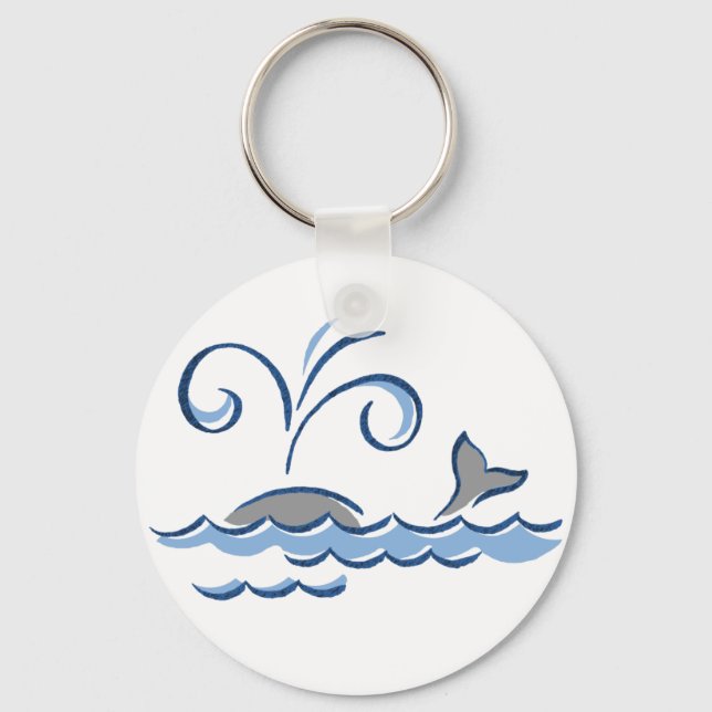Chaveiro de baleia branca (Frente)