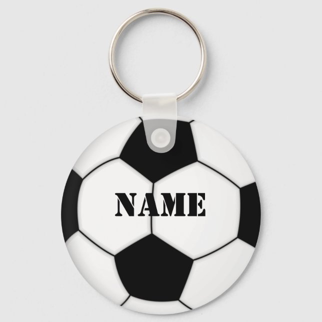 Chaveiro de BALL SOCCER personalize com o nome (Frente)