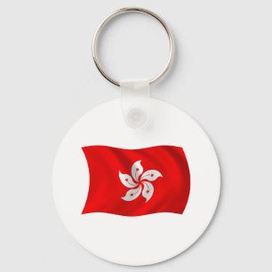 Chaveiro de Bandeira de Hong Kong