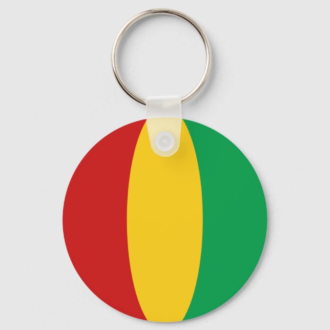 Chaveiro de Bandeira de Pesca de Guiné-Conakry (Frente)