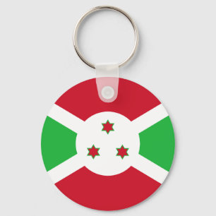 Chaveiro de Bandeira do Burundi Patriótico
