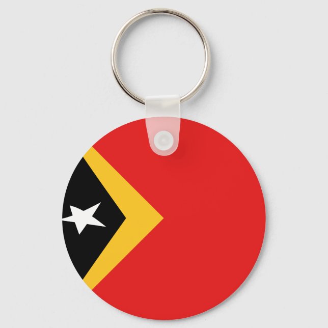 Chaveiro de Bandeira do Timor Leste (Frente)