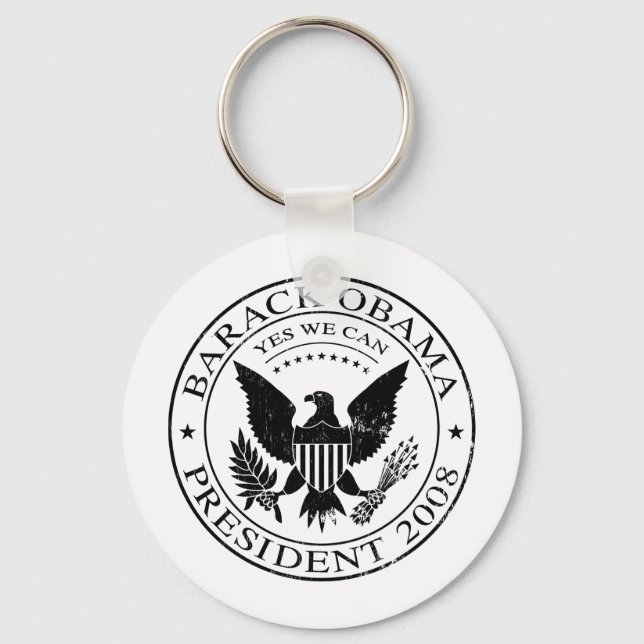 Chaveiro de Barack Obama Presidencial Seal 2008 (Frente)