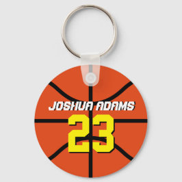 Chaveiro de basquete dos atletas da Orange Sports 