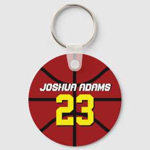 Chaveiro de basquete dos atletas da Red Sports Tea