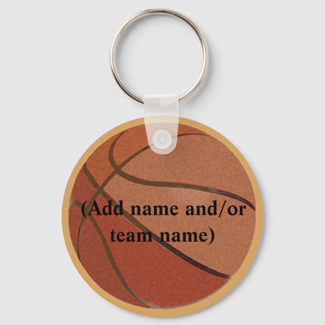 Chaveiro de basquete peronalizado (Frente)