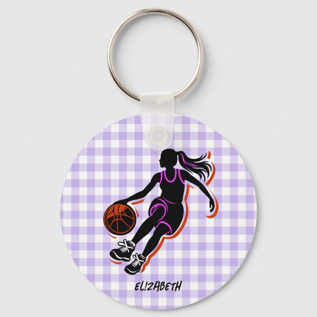 Chaveiro de basquete personalizado (Frente)