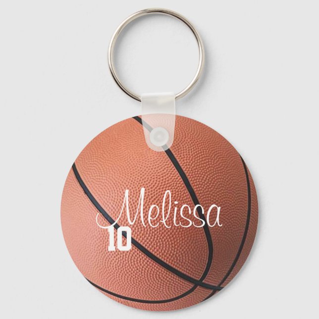 Chaveiro de basquete personalizado (Frente)