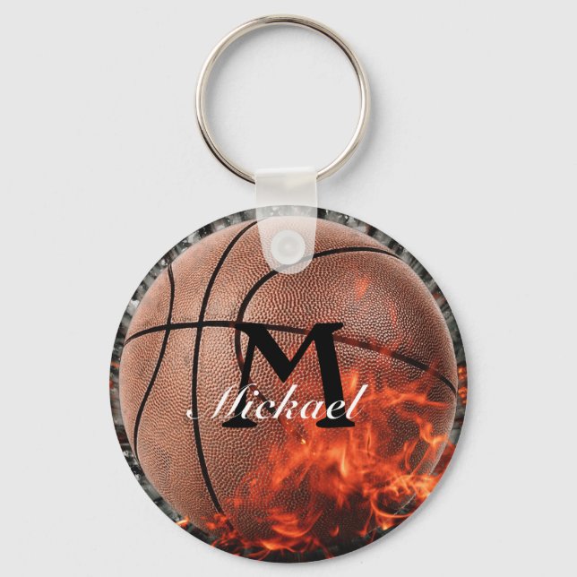 Chaveiro de basquete personalizado (Frente)