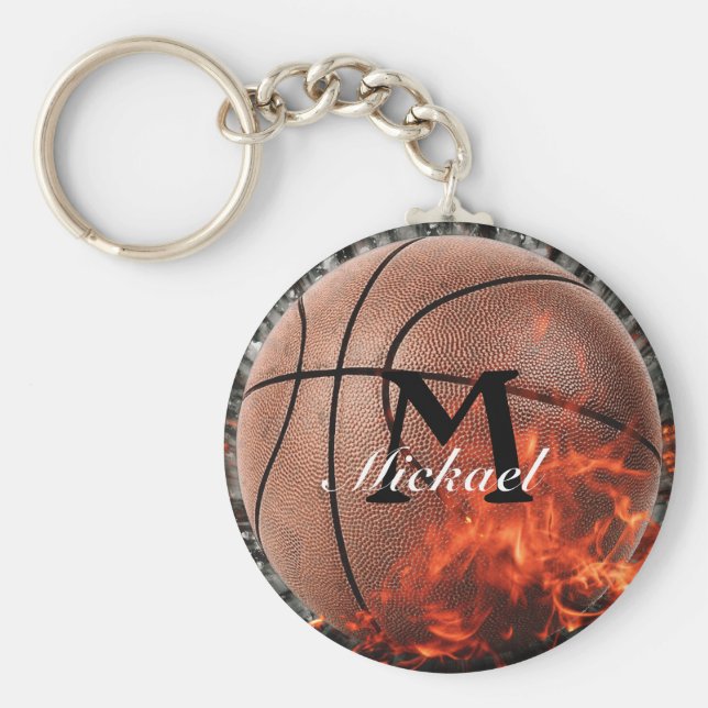 Chaveiro de basquete personalizado (Frente)