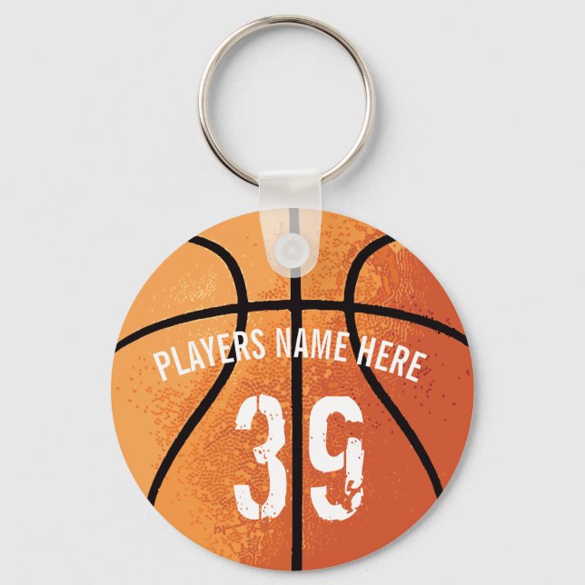 Chaveiro de basquete (personalizável) (Frente)