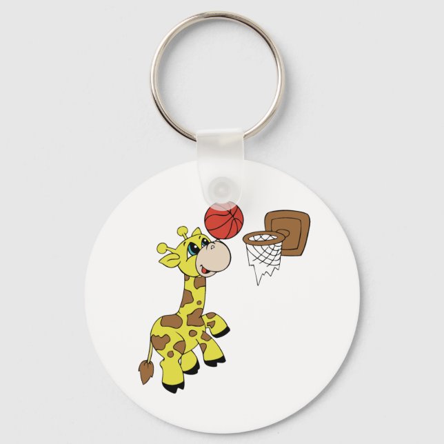 Chaveiro de basquetebol Giraffe (Frente)