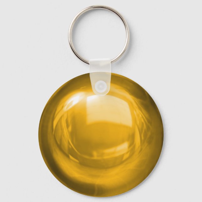 Chaveiro de Bauble Dourado (Frente)