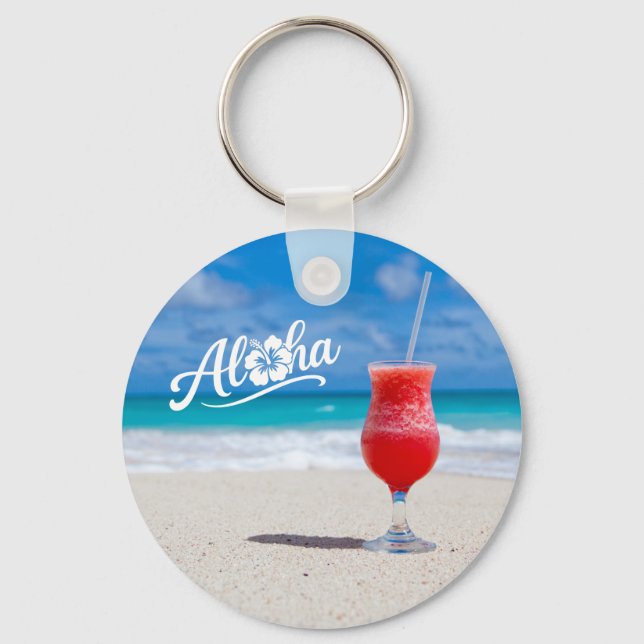 Chaveiro de Bebida de Praia (Frente)