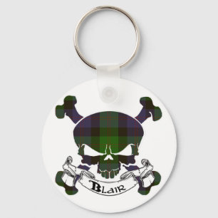 Chaveiro de Blair Tartan Skull