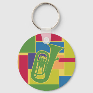 Chaveiro de blocos de cores Euphonium