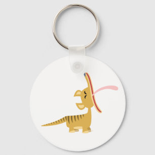 Chaveiro de bocejo do Thylacine dos desenhos