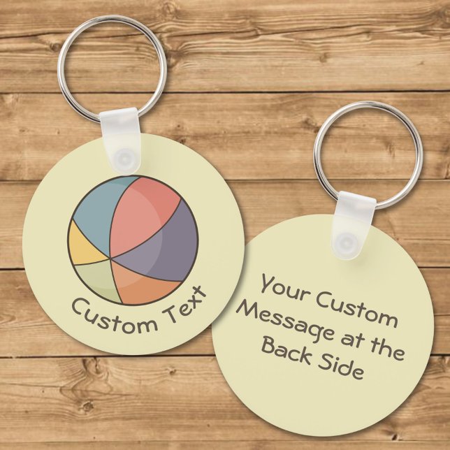 Chaveiro de Bola de Praia (Criador carregado)