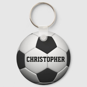 Chaveiro de bola personalizada de futebol