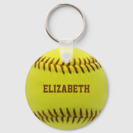 Chaveiro de Bola Personalizada de Softball