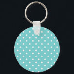 Chaveiro de Bolinhas do céu lacrimogêneo<br><div class="desc">Esta maravilhosa sombra de azul pode ser encontrada no céu em qualquer dia, à medida que o céu muda de tonalidade com frequência. De qualquer forma, não podíamos resistir a dar-lhe um nome divertido como o céu lacrimogêneo. Claro, fizemos um padrão de bolinhas correspondente para dar a vocês a opção...</div>