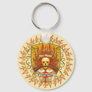 Chaveiro de Bombeiros Skull Shield