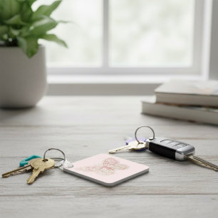 Chaveiro de borboleta