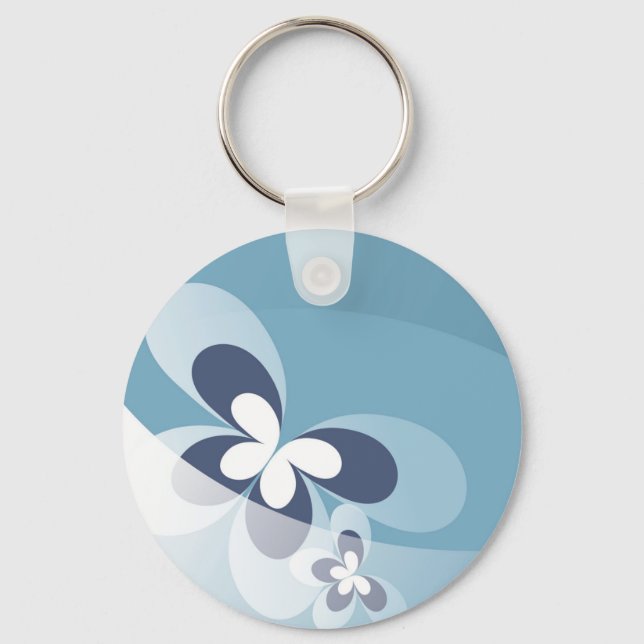 Chaveiro de Borboleta Azul (Frente)