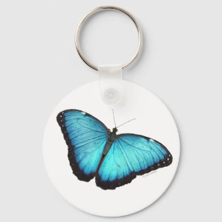 Chaveiro de Borboleta Azul Morpho