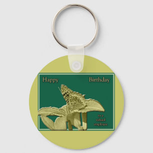 Chaveiro de Borboleta de Aniversário do Funcionári