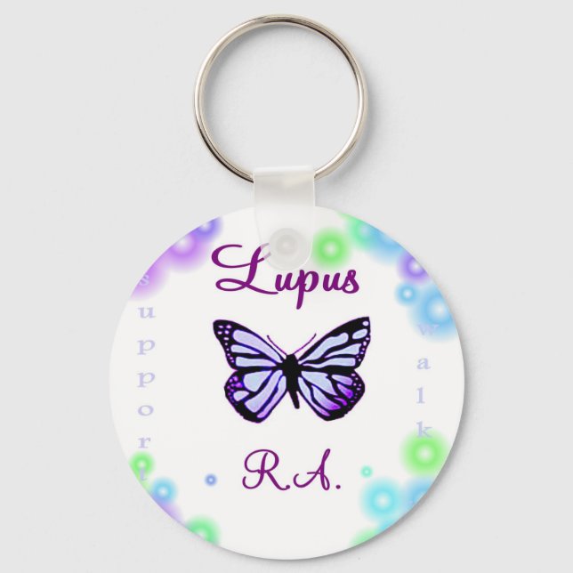 Chaveiro de borboleta de Lupus (Frente)