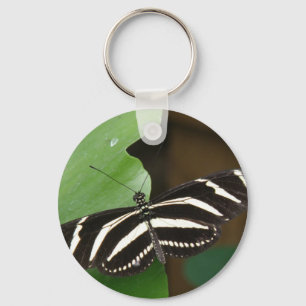 Chaveiro de Borboleta de Zebra bonito
