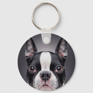 Chaveiro de Boston Terrier