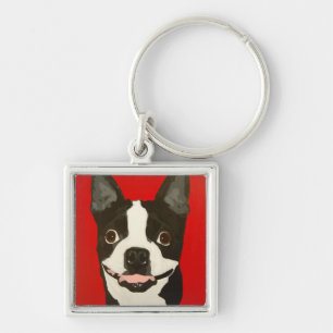 Chaveiro de Boston Terrier