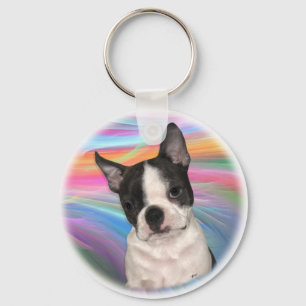 Chaveiro de Boston Terrier