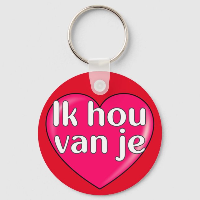 chaveiro de Botão Básico de 2,25" (Frente)