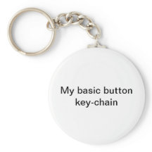 chaveiro de botão básico redondo