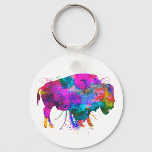 Chaveiro de Botão Buffalo de 2,25"