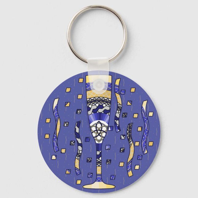 Chaveiro de Brinde de Ano Novo (Frente)