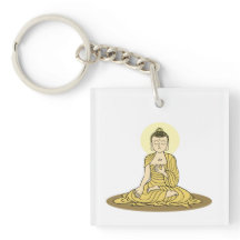 chaveiro de Buda ouro Serenity