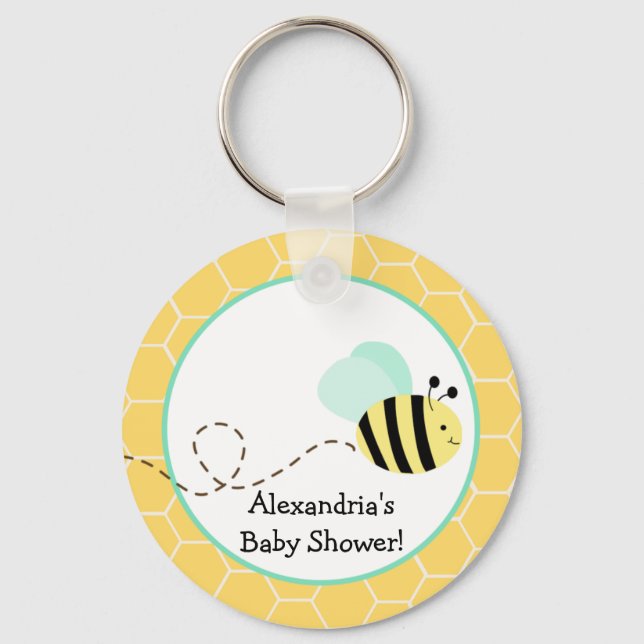 Chaveiro de Bumble Bee Personalizada (Frente)